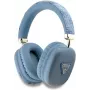 GUESS 4G Triangle Logo bezdrôtové over-ear slúchadlá Bluetooth 5.3 modré