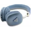 GUESS 4G Triangle Logo bezdrôtové over-ear slúchadlá Bluetooth 5.3 modré