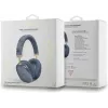 GUESS 4G Triangle Logo bezdrôtové over-ear slúchadlá Bluetooth 5.3 modré