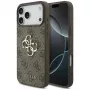 GUESS 4G Big Logo zadné puzdro pre Apple iPhone 17 Pro / 18 Pro - hnedá