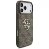 GUESS 4G Big Logo zadné puzdro pre Apple iPhone 17 Pro / 18 Pro - hnedá