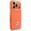 Karl Lagerfeld Karl & Choupette Head Pins Saffiano MagSafe puzdro pre iPhone 17 Pro - oranžová