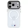 BMW M IML lesklé kovové logo & ozdobné lišty MagSafe puzdro pre iPhone 18 Pro / 17 Pro - transparentná