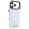 BMW M IML lesklé kovové logo & ozdobné lišty MagSafe puzdro pre iPhone 18 Pro / 17 Pro - transparentná
