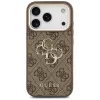 GUESS 4G Big Logo Classic puzdro na telefón pre iPhone 17 Pro Max / 18 Pro Max – hnedá a zlatá