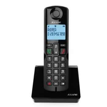 Alcatel S280 DECT bezdrôtový telefón – čierny