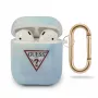 GUESS GUACA2TPUMCGC02 puzdro pre AirPods 1/2 modrá kolekcia Tie & Dye