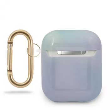 GUESS GUACA2TPUMCGC02 puzdro pre AirPods 1/2 modrá kolekcia Tie & Dye