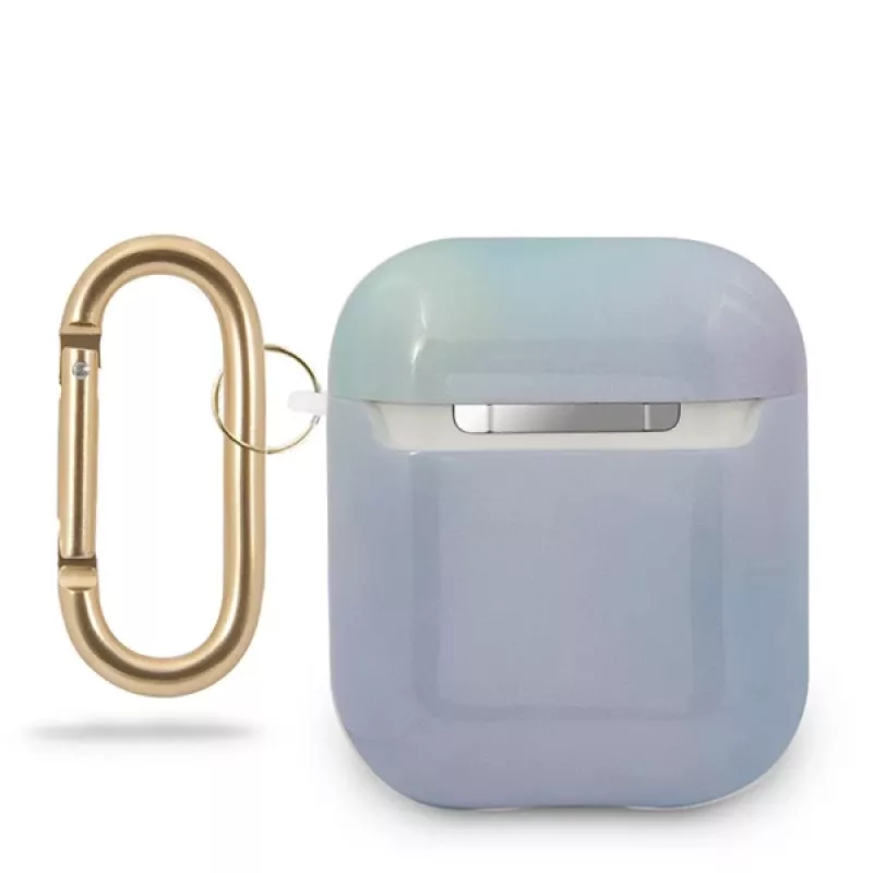 GUESS GUACA2TPUMCGC02 puzdro pre AirPods 1/2 modrá kolekcia Tie & Dye