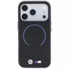 BMW M Carbon Printed Ring MagSafe puzdro pre iPhone 18 Pro / 17 Pro – čierna