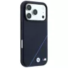 BMW M Tire Track Blue Line MagSafe puzdro pre iPhone 18 Pro Max / 17 Pro Max – námornícka modrá