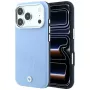 BMW Signature Inclined Deboss Letters MagSafe puzdro pre iPhone 18 Pro / 17 Pro – modrá