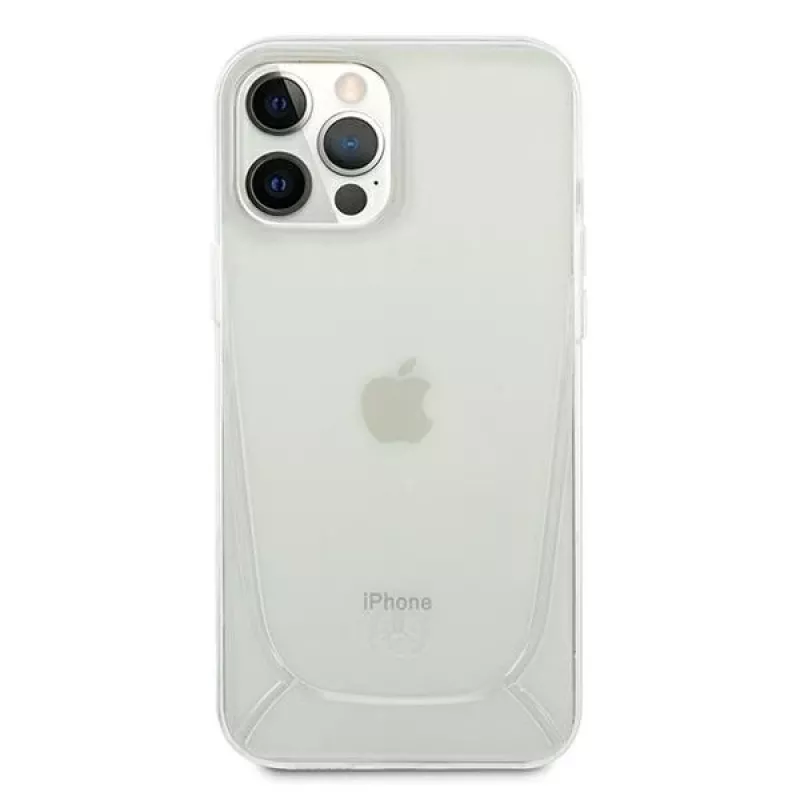 Mercedes-Benz Transparent Line pevné puzdro pre iPhone 12 Pro Max 6,7 palca – transparentné