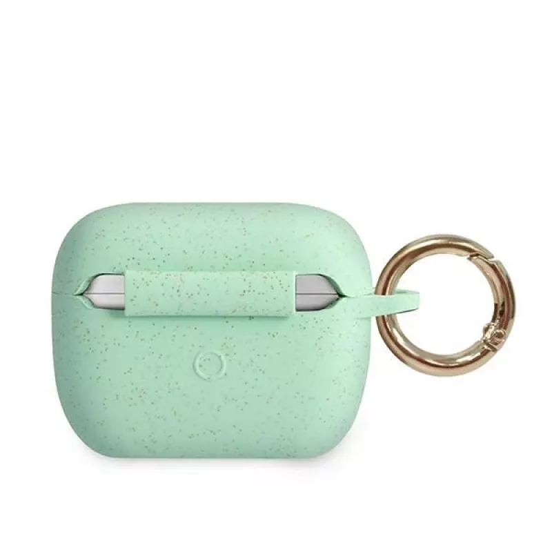 GUESS GUACAPSILGLGN puzdro pre AirPods Pro zelená silikón gliter