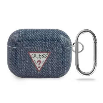 GUESS puzdro pre AirPods Pro tmavomodrá kolekcia Jeans