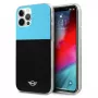MINI MORRIS Color Block pevné puzdro pre iPhone 12/12 Pro 6,1 palca – modrá