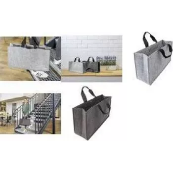 SIGEL BA431 Desk Sharing Bag Basic L svetlosivá umelý filc