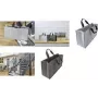 SIGEL Business Desk Sharing Bag Basic L sivá filc (polyester) s 2 rukoväťami
