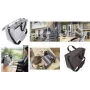 SIGEL Business plstená taška Desk Sharing Bag Workspace M/L, syntetická plsť, 2 rukoväte, antracitová