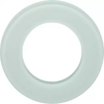 Hager WTD7180GWG 1-násobný sklenený rámik, séria Glas, polárna biela