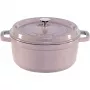 Staub La Cocotte 24cm okrúhla liatinová cocotte, čerešňový kvet