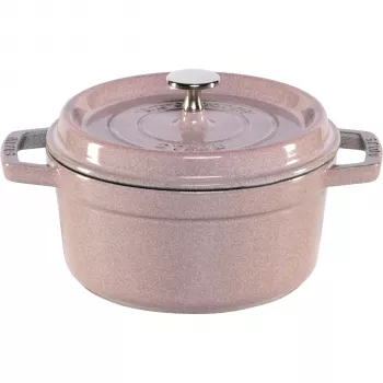 Staub La Cocotte 20cm okrúhly liatinový kastról, čerešňový kvet