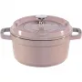 Staub La Cocotte 20cm okrúhly liatinový kastról, čerešňový kvet