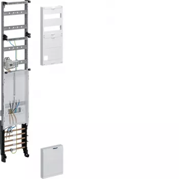 Hager Univerzálne pole elektromera ZH53X9ST, 1 miesto elektromera, 3 rozvodové rady, 1350mm, predkompletizované, 5-pólová zbernica, 63A, regionálne schválenie NRW/SH/MV/N-Sachsen