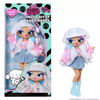 MGA L.O.L. Surprise O.M.G. Hello Kitty & Friends - Cinnamoroll módna bábika