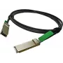 Alcatel-Lucent QSFP+ na QSFP+ Direct Attach medený kábel, 3 m, 40GbE, pasívny, čierny