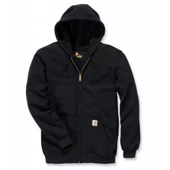 Carhartt Midweight mikina s kapucňou na zips čierna