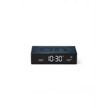 Lexon Flip Premium obojstranný budík modrý LR152B