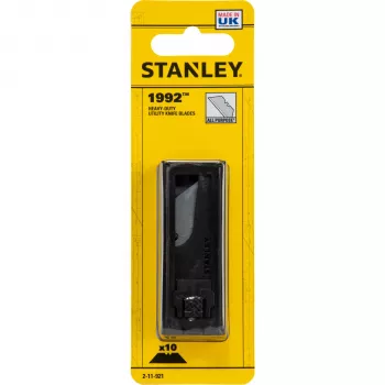 STANLEY BLACK&DECKER Stanley univerzálne čepele 1992 10 kusov – kvalitné trapézové čepele z uhlíkovej ocele pre štandardné lámačky
