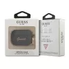 GUESS GUAPSSSK puzdro na AirPods Pro čierne silikón Vintage Script
