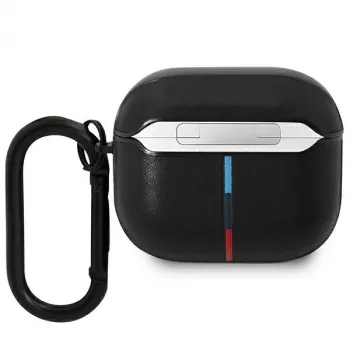 BMW BMA322PVTK puzdro na AirPods 3. generácie čierne koža Geschwungene Linie