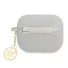 Guess GUAPLSC4EG puzdro na AirPods Pro sivé silikón Charm 4G kolekcia