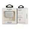 Guess GUAPLSC4EG puzdro na AirPods Pro sivé silikón Charm 4G kolekcia