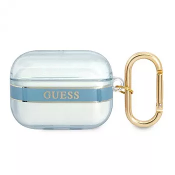 GUESS Strap Collection puzdro na AirPods Pro - modré
