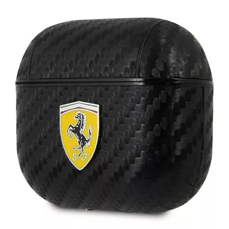 Ferrari FESA3CABK puzdro na AirPods 3 On Track PU Carbon Black