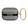 GUESS Strap Collection puzdro na AirPods Pro - čierne