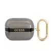 GUESS Strap Collection puzdro na AirPods Pro - čierne