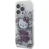 Hello Kitty HKHCP15LHDGPHT iPhone 15 Pro pevné puzdro IML Kitty On Bricks Graffiti biele