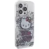 Hello Kitty HKHCP15LHDGPHT iPhone 15 Pro pevné puzdro IML Kitty On Bricks Graffiti biele