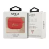 GUESS puzdro na AirPods Pro červené silikón Charm Heart Collection