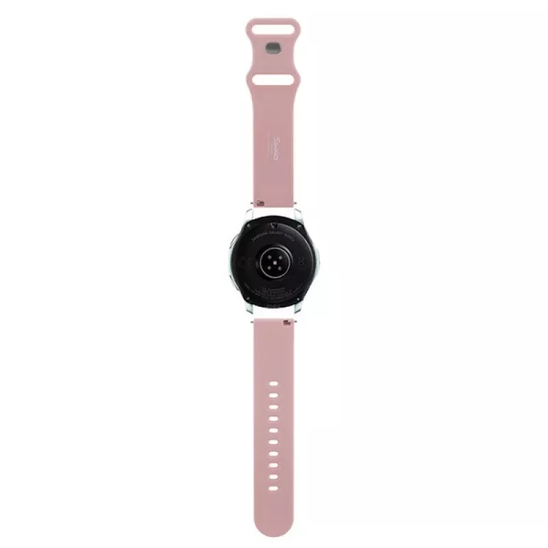 Hello Kitty univerzálny silikónový náramok 22mm ružový dizajn Kitty hlava
