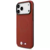 BMW M FW Metal Logo MagSafe puzdro na iPhone 17 Pro Max, červené