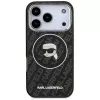 Karl Lagerfeld IML Karl Head Logo MagSafe puzdro pre iPhone 17 Pro Max čierne