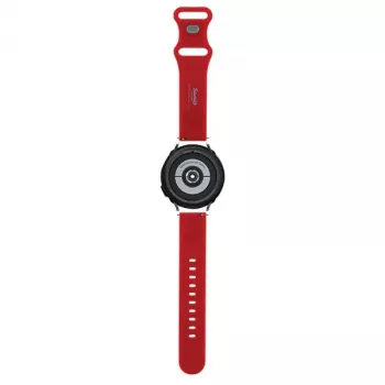 Hello Kitty univerzálny silikónový náramok HKUWMSCHBLR červený Kitty hlava 20mm
