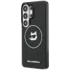 Karl Lagerfeld IML Repeated Choupette MagSafe puzdro pre Samsung Galaxy S26 Ultra, čierne