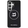 Karl Lagerfeld IML Repeated Choupette MagSafe puzdro pre Samsung Galaxy S26 Ultra, čierne